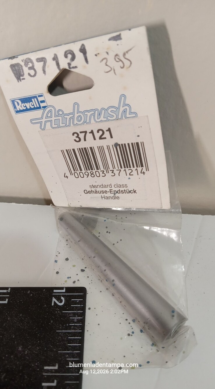 Revell Airbrush Standard Class Handle Housing End Piece 37121 New NOS